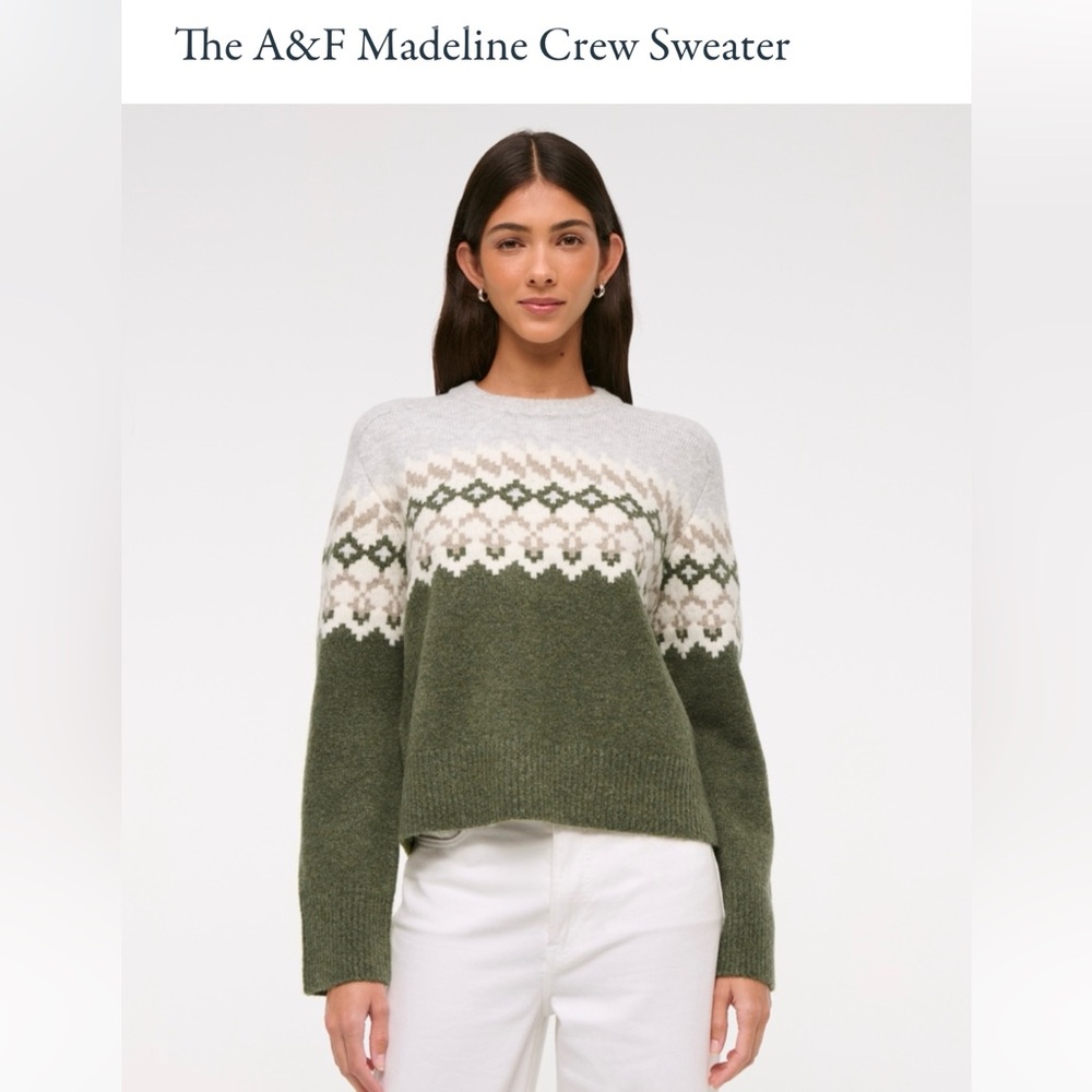Abercrombie & Fitch Madeline Crew neck sweater NWT